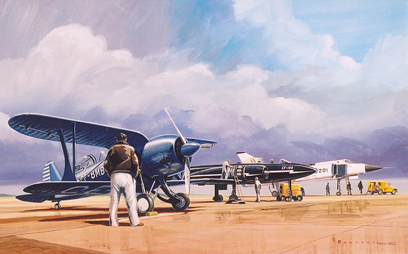Three Canadian Fighters - by Geoff Bennett