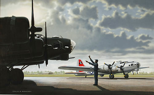 Start Three - Boeing B-17G Flying Fortress - by Colin E. Bowley