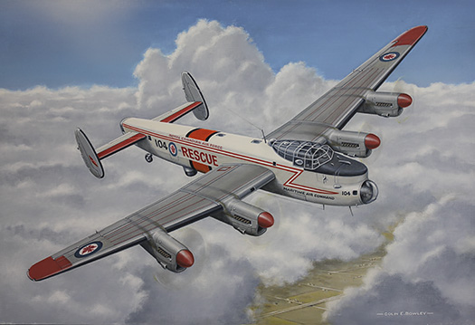 RCAF Mk.10 AVRO LANCASTER FM 104 - by Colin E. Bowley