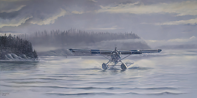 Mist Landing - by O.C. (Doby) Dobrostanski