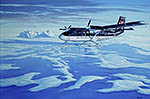 Les Bleus de l'Arctique : Arctic Blues - North Wright Airways is the premier air service in the Sahtu region, NWT - deHavilland Twin Otter - by Helene Girard