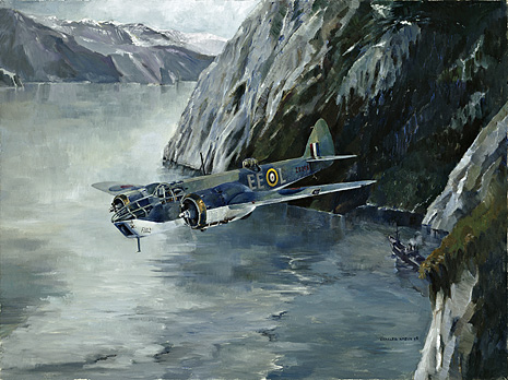 Flin Flon Floosie, 404Sq RCAF Bolingbroke by Charles Kadin