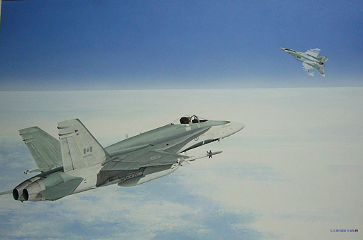 Fox 2: CF-188 and MiG-29 - by Layne Larsen