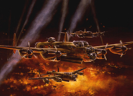 Avro Lancasters - by Wes Lowe