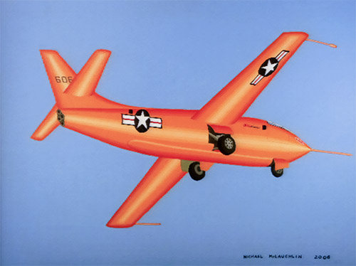 Bell X-1 from Below by Michael McLaughlin
