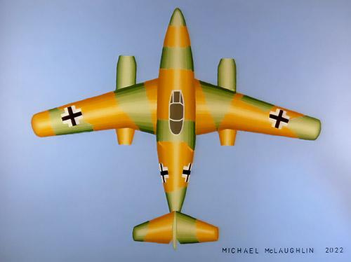 Messerschmitt 262 in Camouflage by Michael McLaughlin