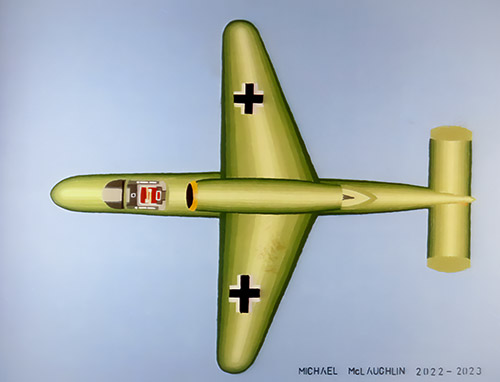 Heinkel 162 by Michael McLaughlin
