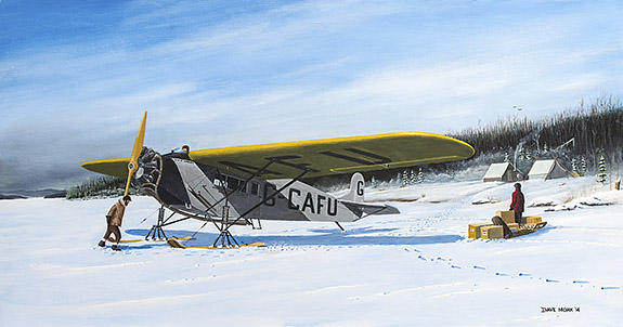 Canadian Airways Fokker Universal - by Dave Mork