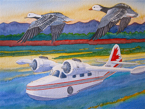 Emperor-Grumman-Blue Snow - Grumman Goose Flying Boat and Northern Geese - Pacific Coastal Airlines - by Martin Myers
