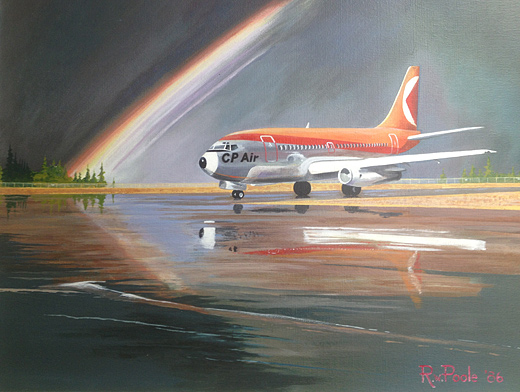 After The Storm - CP Air Boeing 737 - by Bob Poole