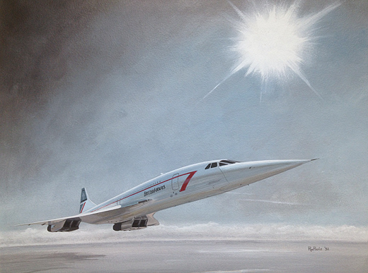 Arctic Flight - British Airways Concorde - by Bob Poole