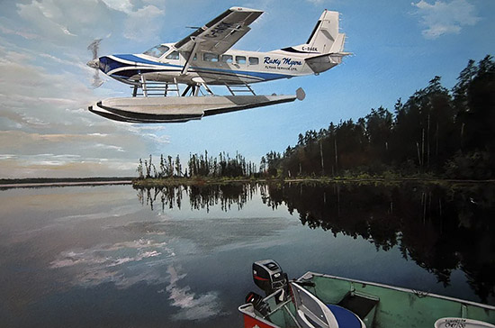 Remote Waters - Cessna 208 Grand Caravan on Floats - by Cher Pruys
