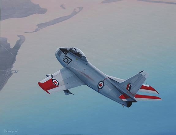 Solo Sabre - Canadair Sabre Mk 5 - by Peter Robichaud