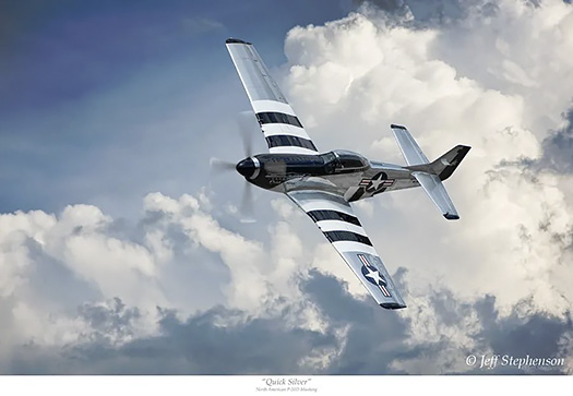 Quick Silver - P-51 Mustang - by Jeff Stephenson